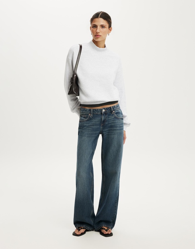 Cotton On - Mock Neck Sweatshirt