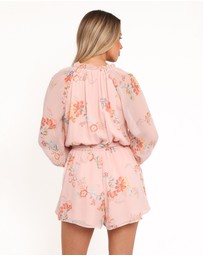Petal & Pup - Michelle Playsuit - Paisley Peach