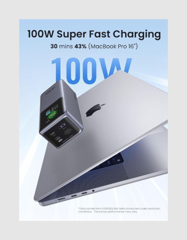 Ugreen - UGREEN Nexode Power Bank 20000mAh 130W with Smart Digital Display