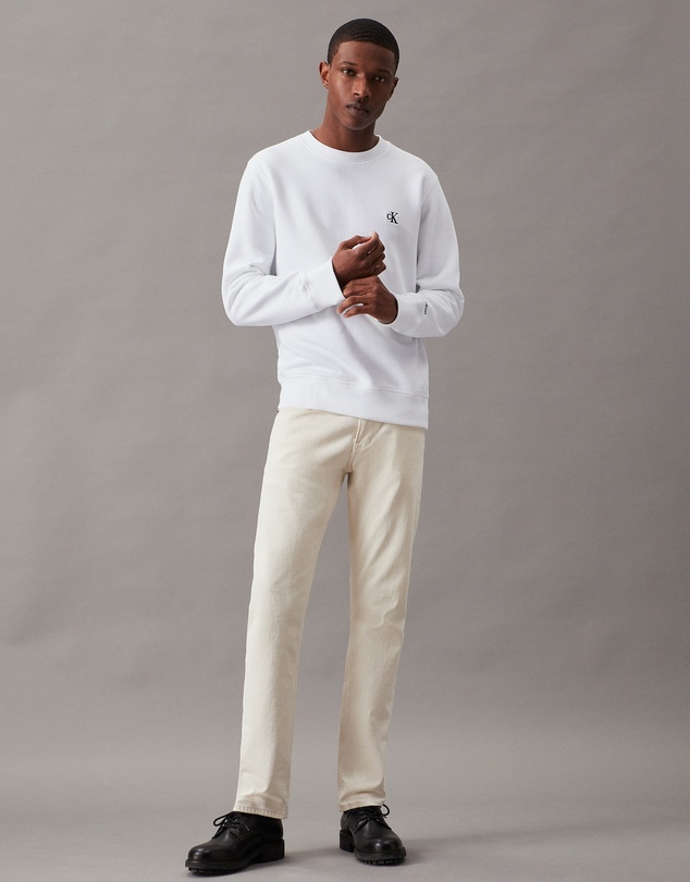 Calvin Klein Jeans - Cotton Blend Fleece Sweatshirt