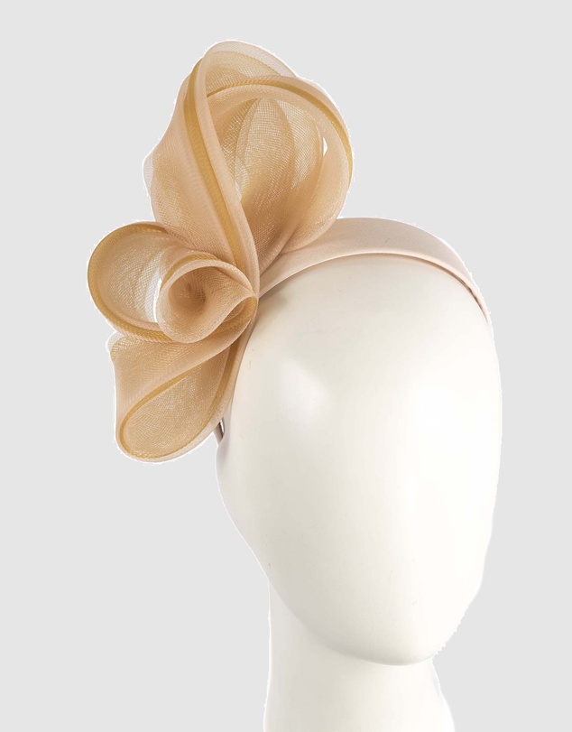 Fillies Collection - Bespoke Nude Racing Fascinator