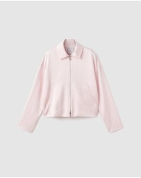 M.N.G - Satin Jacket With Zip