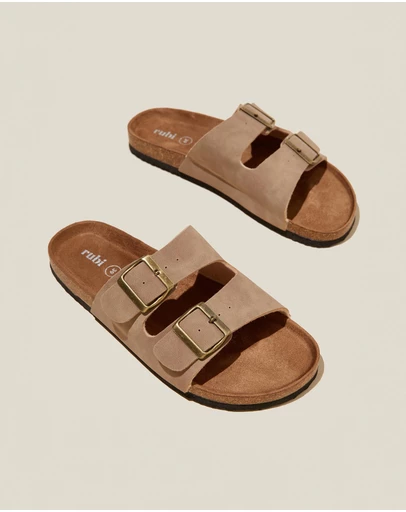 Rubi - Rex Double Buckle Slides