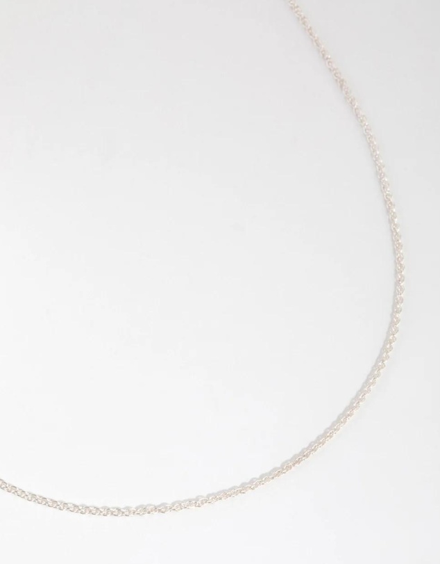 Lovisa - Sterling Silver Twist Chain Necklace
