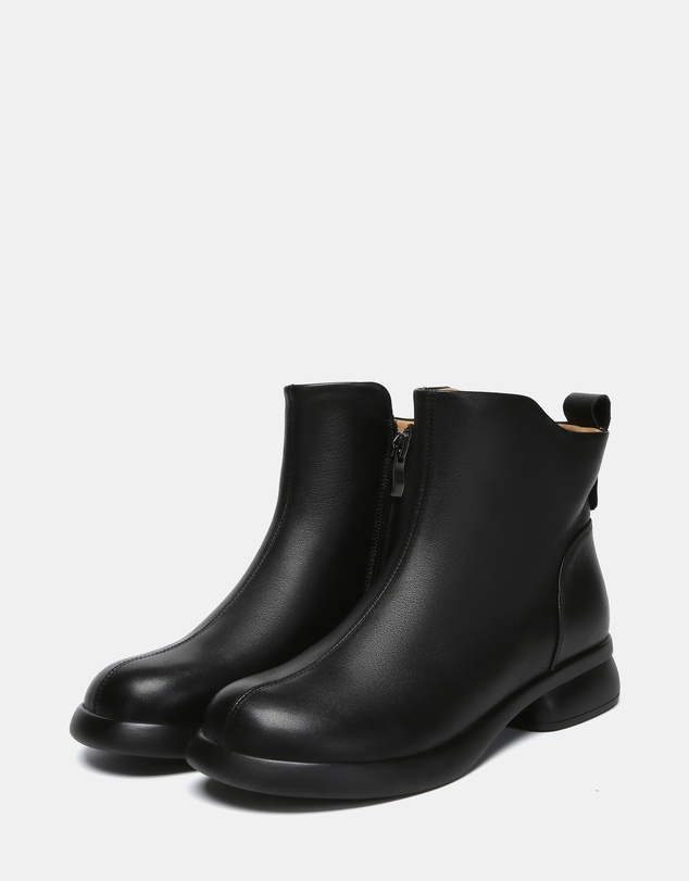 EVERAU - EverAU Ugg Chapple Cow Leather Upper Fashion Boots