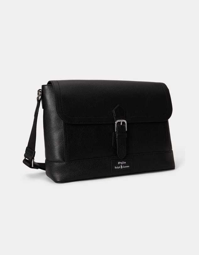 Polo Ralph Lauren - Pebbled Leather Messenger Bag