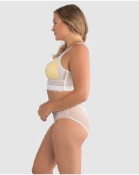 Parfait - Mia Daisy Wirefree Padded Longline Lace Bralette