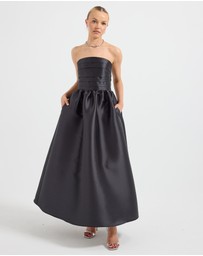Pasduchas - Pippa Strapless Midi Dress