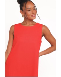 Petal & Pup - Zoe Mini Dress - Red