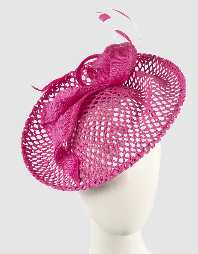 Max Alexander - Fuchsia Plate Racing Fascinator
