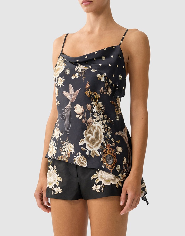 Camilla - Asymmetric Draped Top