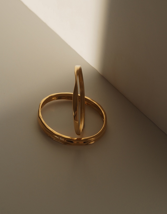 Kirstin Ash - Fold Bangle