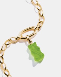 THOMAS SABO - THOMAS SABO Connect Charm Goldbear in green