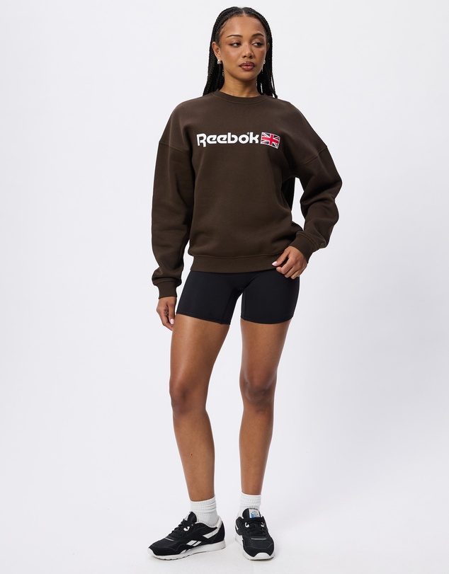 Reebok - Relaxed Fit Crew Neck Sweatshirt