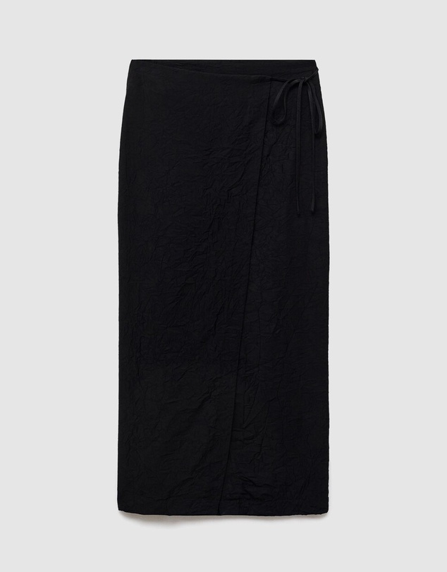 M.N.G - Wrinkled Effect Wrap Skirt