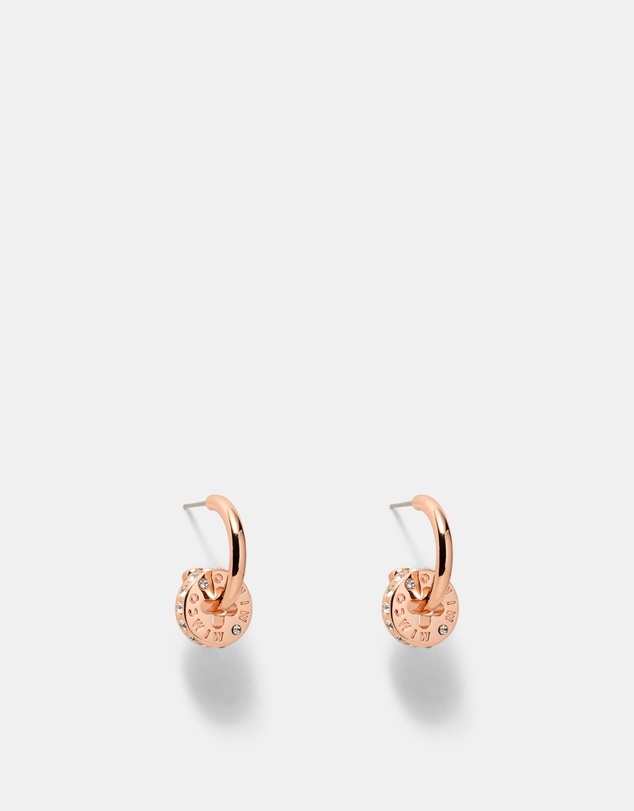MIMCO - Signatura Charm Hoop Earrings