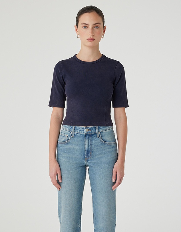 Nobody Denim - Panelled Rib T-Shirt