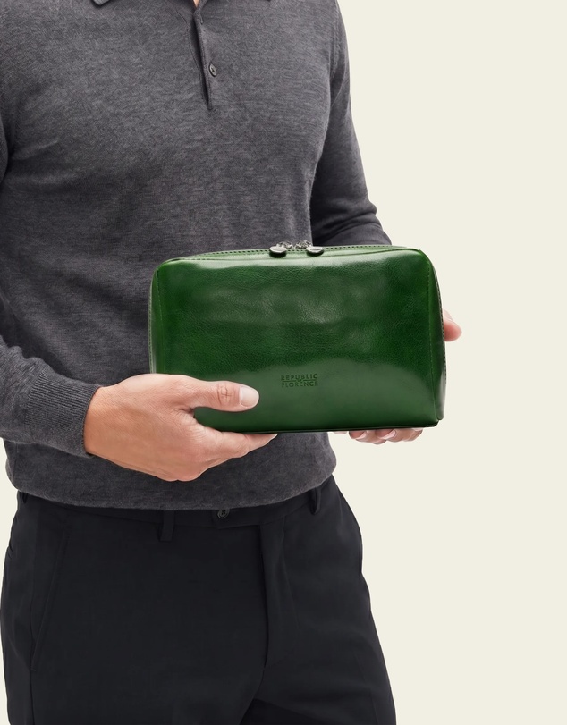 Republic of Florence - Primo Green Toiletry Bag