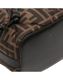 Pre-Loved by Azura Reborn - Pre-Loved Mini Quilted Silk FF 1974 Mon Tresor Bucket Bag