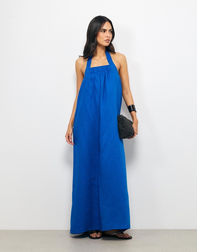 AERE - Dovie Linen Maxi Dress