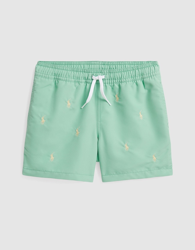 Polo Ralph Lauren - Traveler Polo Pony Swim Trunks - Babies-Kids