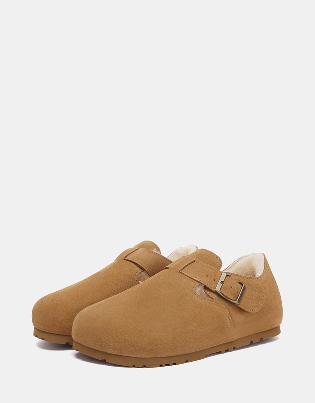 EVERAU - EverAU Ugg Hazora Cow Suede Upper Loafer Oxfords Flats