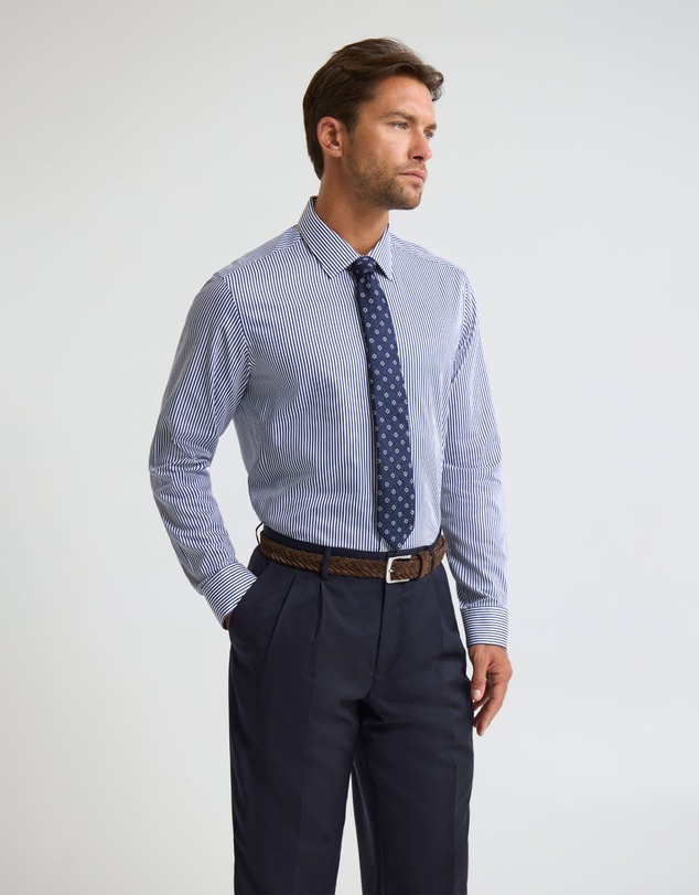 Oxford - Beckton Stripe Slim Fit Luxury Shirt