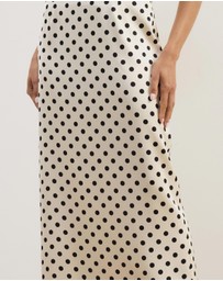 Atmos&Here - Lowen Satin Maxi Skirt