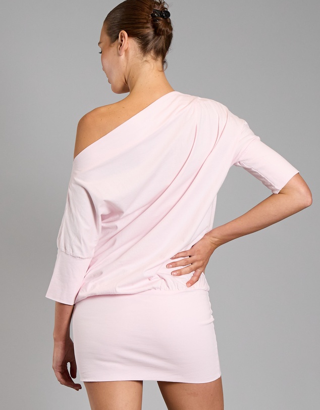 Love and Nostalgia - Gabby Ballet Tee Dress - Baby Pink