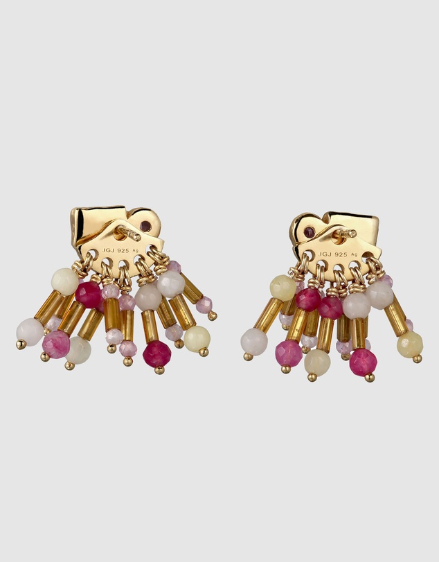 Haze & Glory - 2 in 1 Dazzle Stud Earrings - Gold