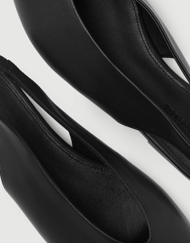 Assembly Label - Lila Leather Sling Back Flats