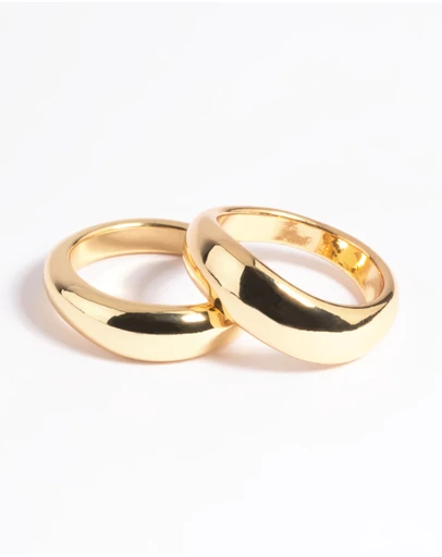 Lovisa - Gold Plated Ring Set