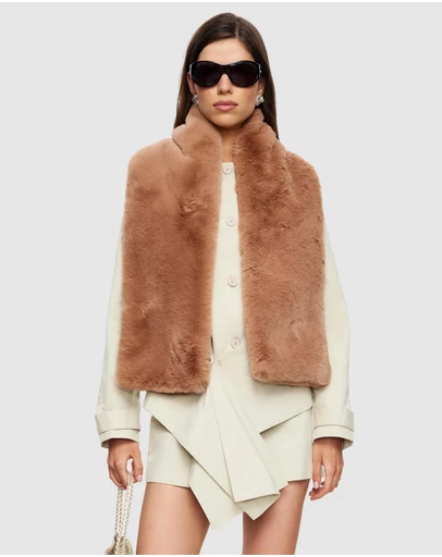Lioness - Carmela Faux Fur Scarf