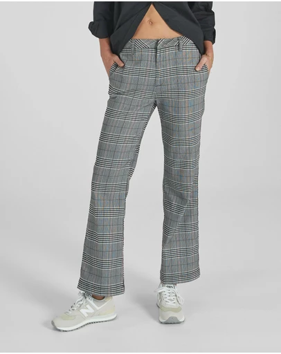 DRICOPER DENIM - Check Kick Flare Trousers