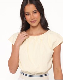 Petal & Pup - Adam Top - Pale Yellow