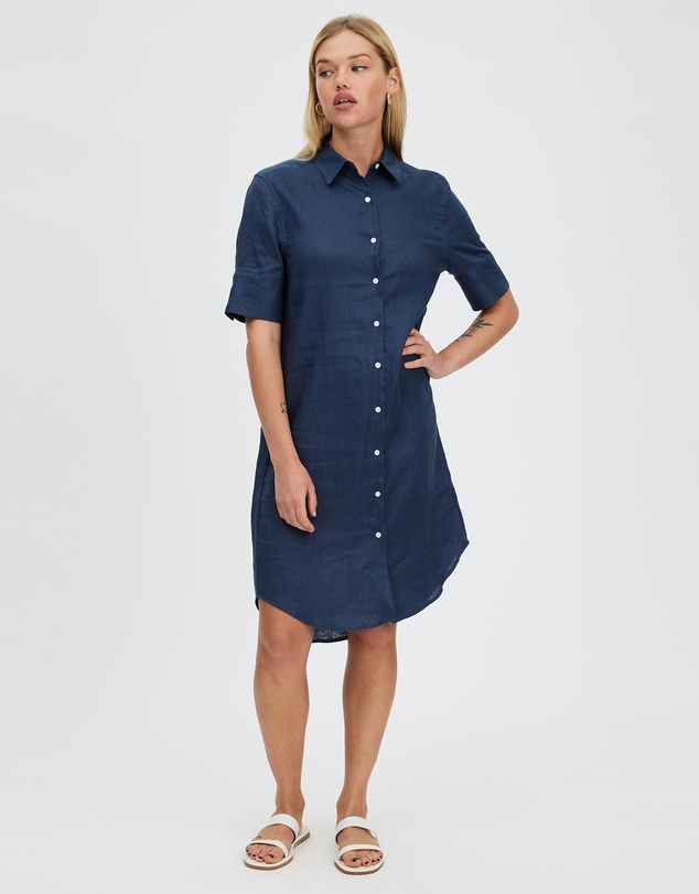 White By FTL - Hettie Shirt Dress