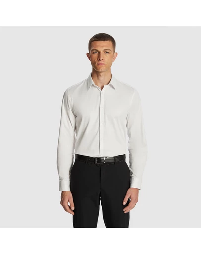 yd. - Mission Stretch Sateen Slim Fit Dress Shirt