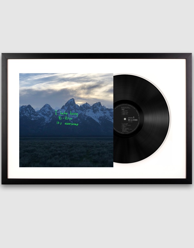 iWorld - Framed Kanye West - Ye - Vinyl Album Art