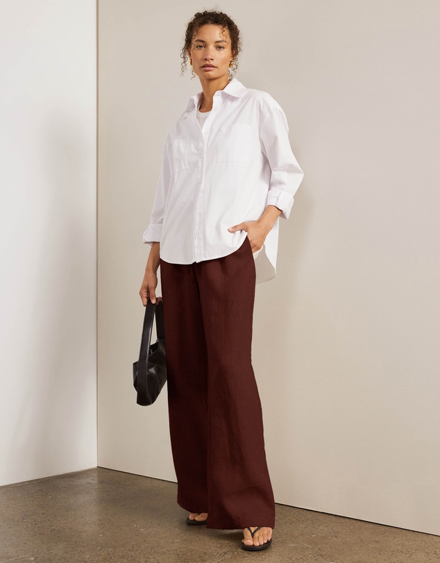 AERE - Marleigh Linen Relaxed Pants