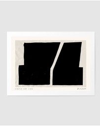 Olive et Oriel - Simple Artline No33 by Treechild Art Print