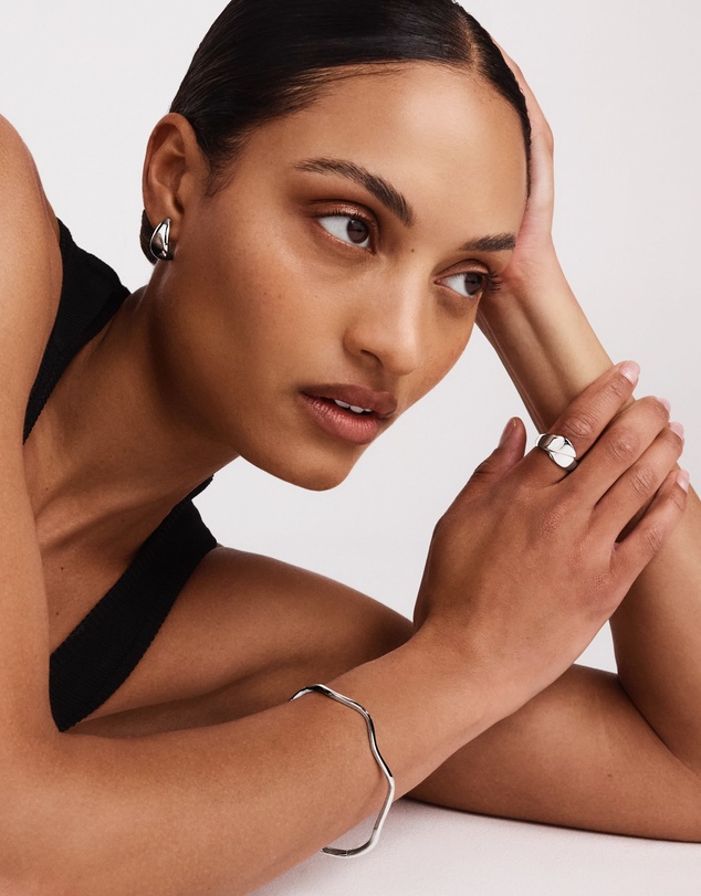 Michael Hill - Wave Bangle in Sterling Silver