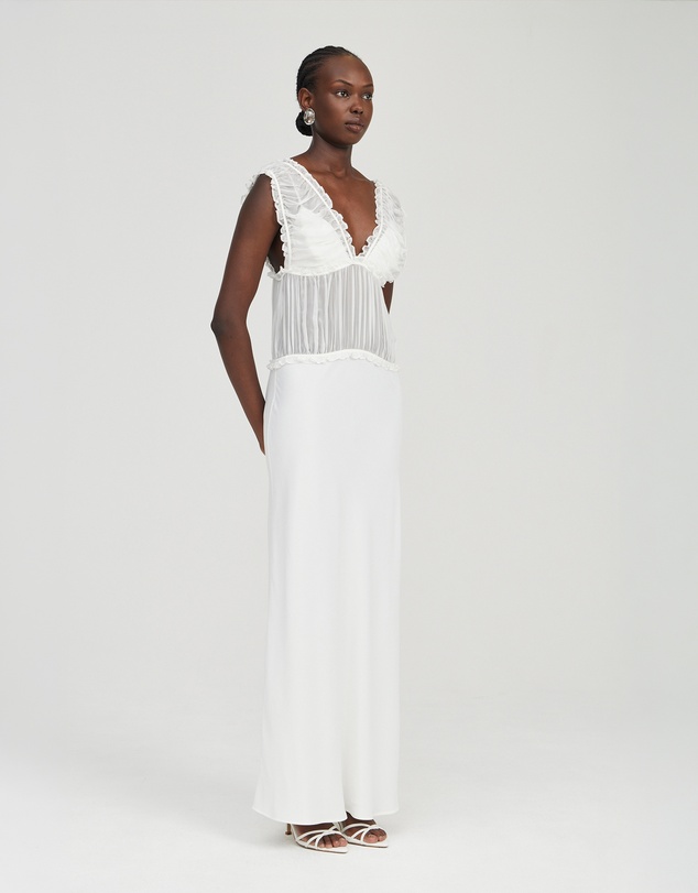 Third Form - Held Floor Length Dress