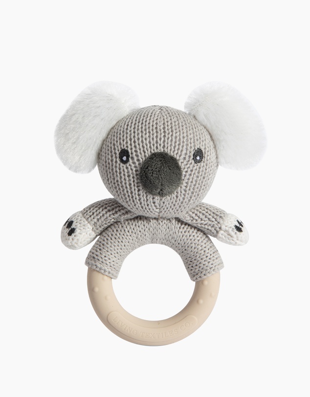 Living Textiles - Ring Rattle - Koala