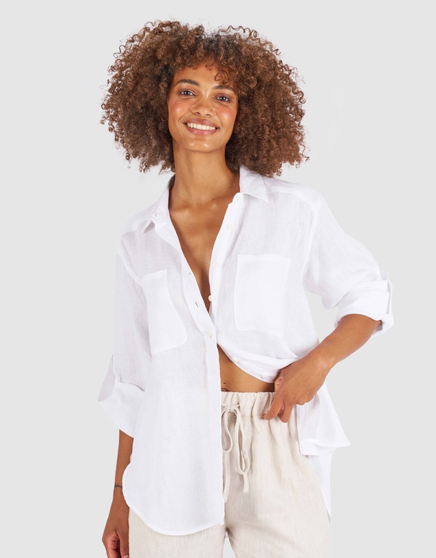 CAMIXA - Luna Oversize Linen Shirt