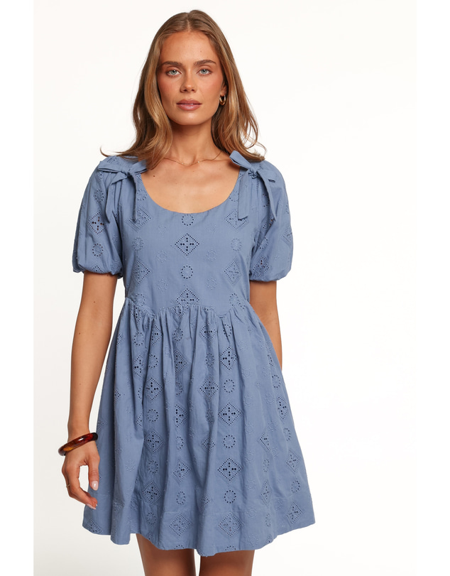 Petal & Pup - Yvonne Mini Dress - Navy