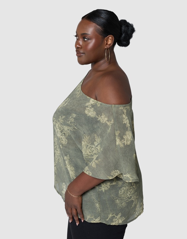 Sunday In The City - Echo Floral Sheer Top