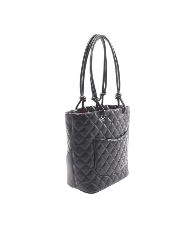 Pre-Loved by Azura Reborn - Pre-Loved Medium Lambskin Cambon Ligne Tote