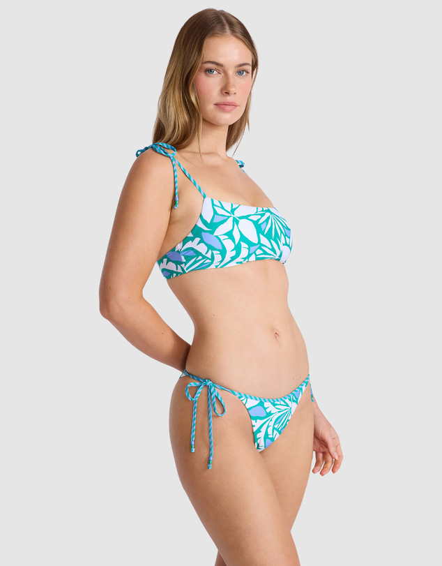 Seafolly - Retro Reef Tie Side Rio Bikini Bottom