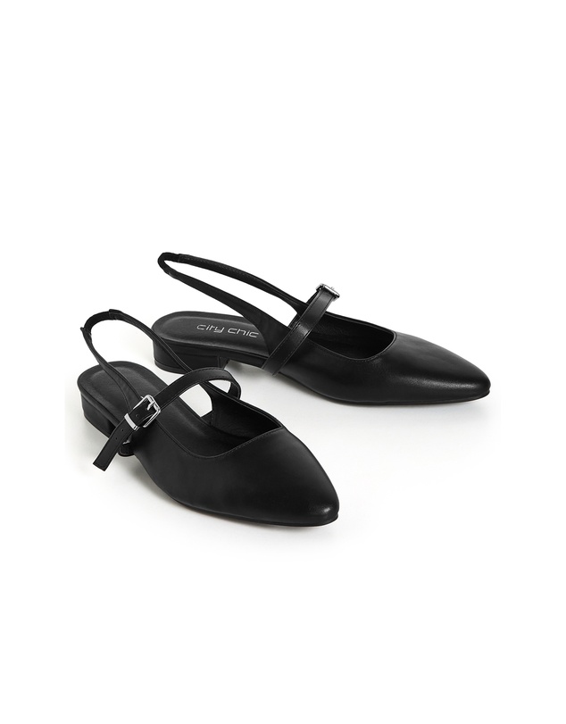 City Chic - Wide Fit Peasley Slingback