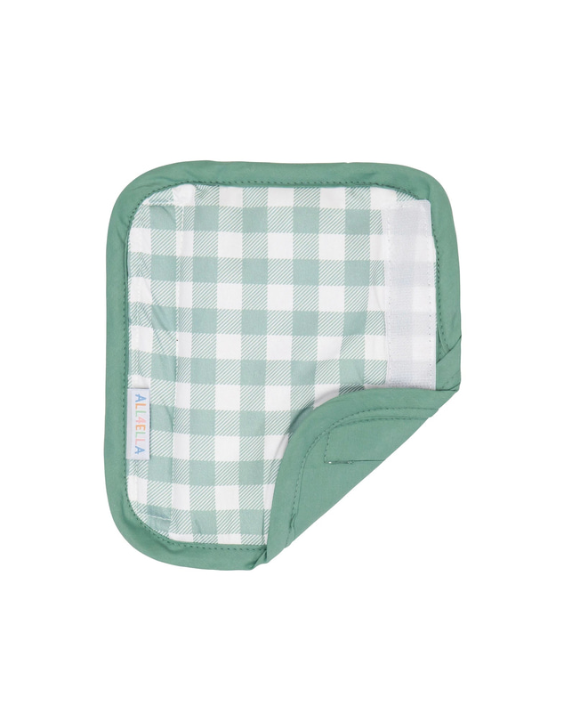 All 4 Ella - Harness Covers Gingham Sage